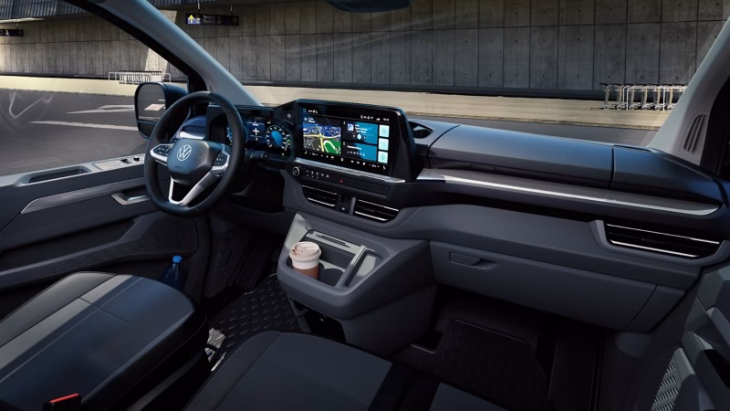 interior caravelle 2025, furgonetas vw